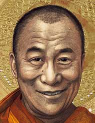 Painting of HIs Holiness by Nan Sea Love